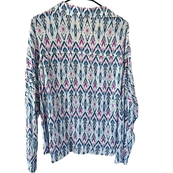 Savanna Jane Aztec Print Button Down - Picture 8 of 8